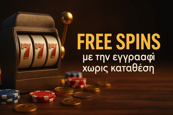 free spins με την εγγραφή χωρις καταθεση