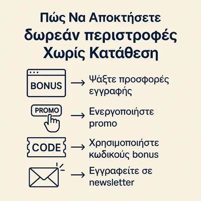 free spins χωρις καταθεση