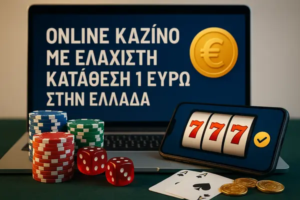 online καζίνο με ελάχιστη κατάθεση 1 ευρώ