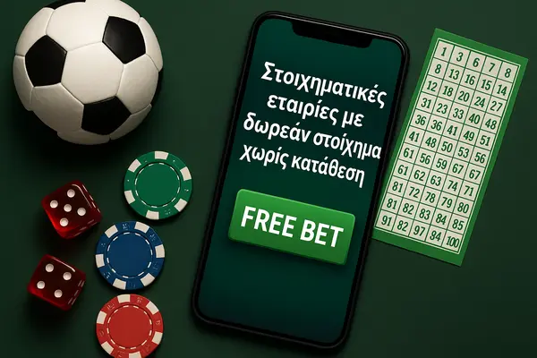 στοιχηματικές εταιρίες με δωρεάν στοίχημα χωρίς κατάθεση