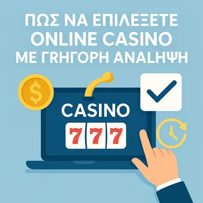 καζίνο με γρήγορη ανάληψη