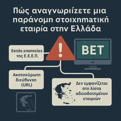 παρανομες στοιχηματικες εταιριες